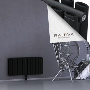 Tano Radiateur En Aluminium 500x1210 Noir - Thumbnail