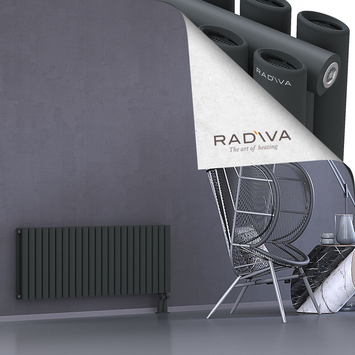 Tano Radiateur En Aluminium 500x1326 Anthracite Foncé - Thumbnail