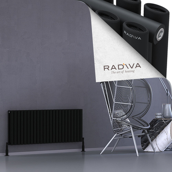 Tano Radiateur En Aluminium 500x1326 Noir - Thumbnail