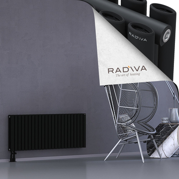 Tano Radiateur En Aluminium 500x1326 Noir - Thumbnail