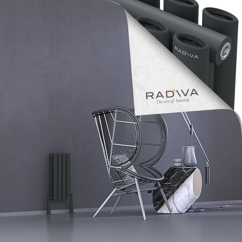 Tano Radiateur En Aluminium 500x224 Anthracite Foncé