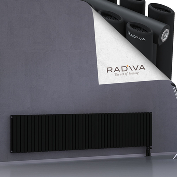 Tano Radiateur En Aluminium 500x2486 Noir - Thumbnail