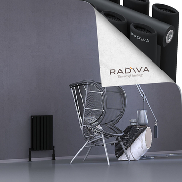 Tano Radiateur En Aluminium 500x340 Noir - Thumbnail