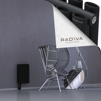 Tano Radiateur En Aluminium 500x340 Noir - Thumbnail