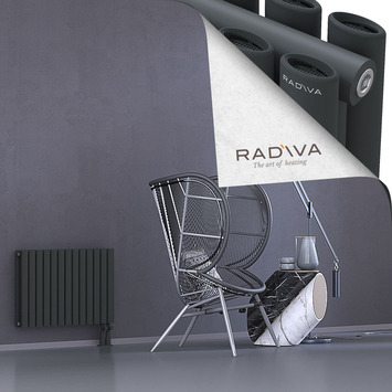 Tano Radiateur En Aluminium 500x746 Anthracite Foncé - Thumbnail