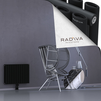 Tano Radiateur En Aluminium 500x746 Noir - Thumbnail