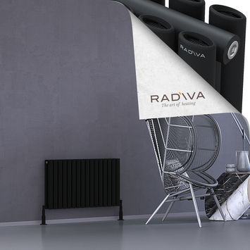 Tano Radiateur En Aluminium 500x920 Noir - Thumbnail