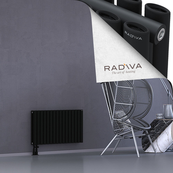 Tano Radiateur En Aluminium 500x920 Noir - Thumbnail