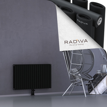 Tano Radiateur En Aluminium 600x1094 Noir - Thumbnail