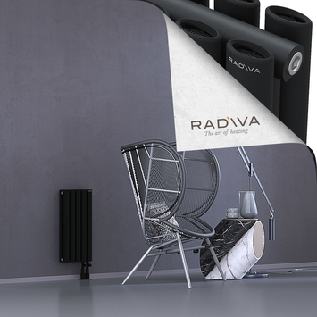 Tano Radiateur En Aluminium 600x282 Noir - Thumbnail