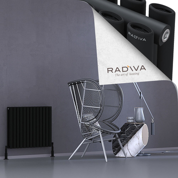 Tano Radiateur En Aluminium 600x746 Noir - Thumbnail