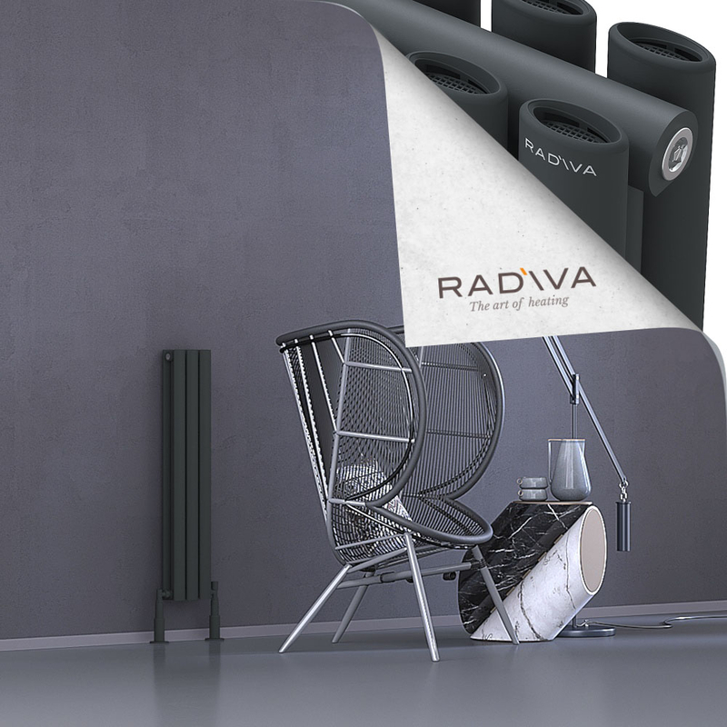 Tano Radiateur En Aluminium 900x166 Anthracite Foncé