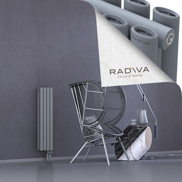 Tano Radiateur En Aluminium 900x224 Gris - Thumbnail