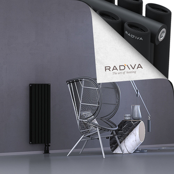 Tano Radiateur En Aluminium 900x340 Noir - Thumbnail