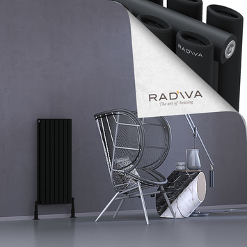 Tano Radiateur En Aluminium 900x398 Noir - Thumbnail