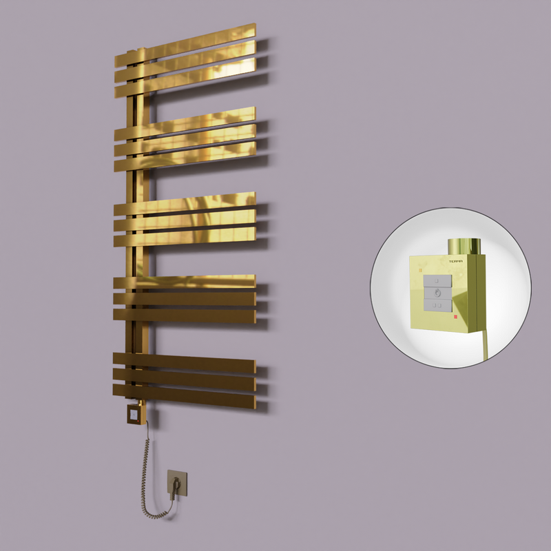 Thames Dekoratif Elektrikli Havlupan 500x1200 Altın (KTX1 Termostat) 300W Spiral Kablolu