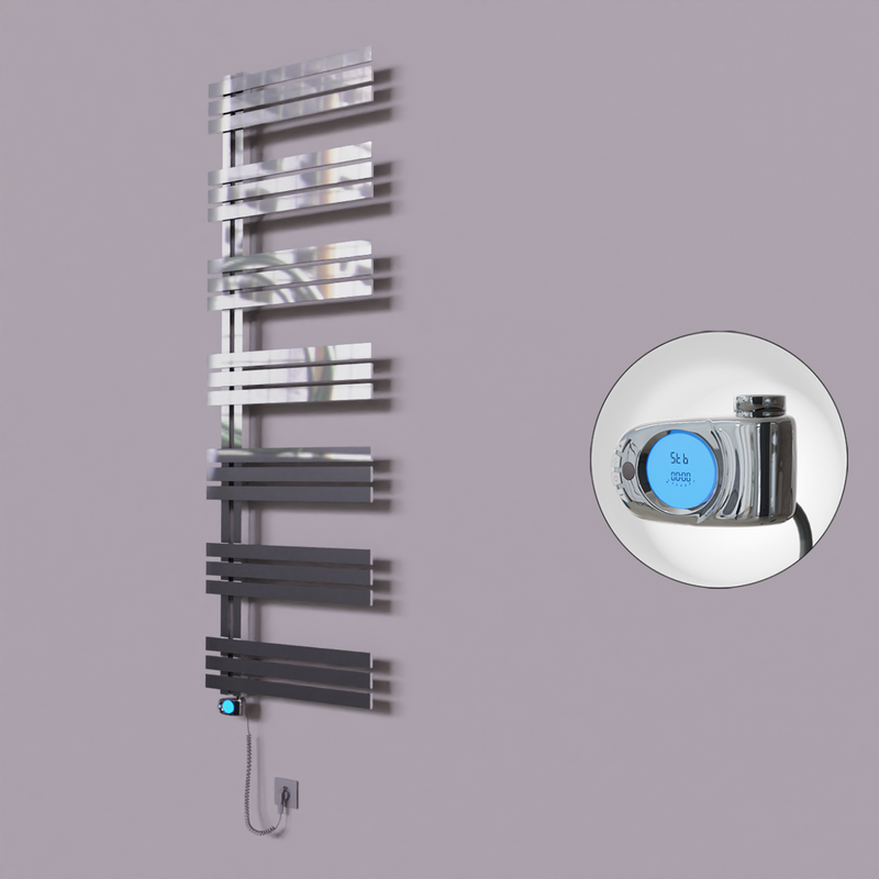 Thames Dekoratif Elektrikli Havlupan 500x1800 Krom (Musa Termostat) 600W