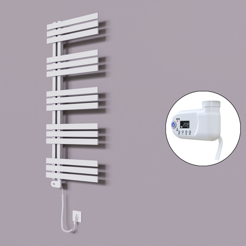 Thames Dekoratif Elektrikli Havlupan 600x1200 Beyaz (Thesis Termostat) 600W