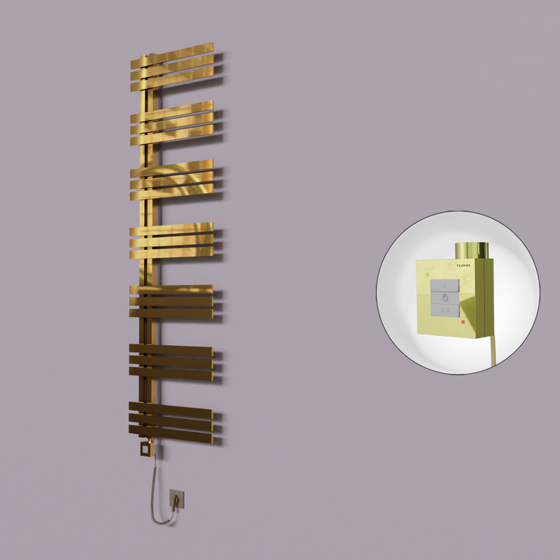 Thames Dekoratif Elektrikli Havlupan 600x1800 Altın (KTX1 Termostat) 600W Spiral Kablolu