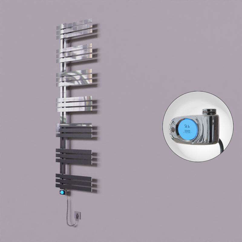 Thames Dekoratif Elektrikli Havlupan 600x1800 Krom (Musa Termostat) 600W