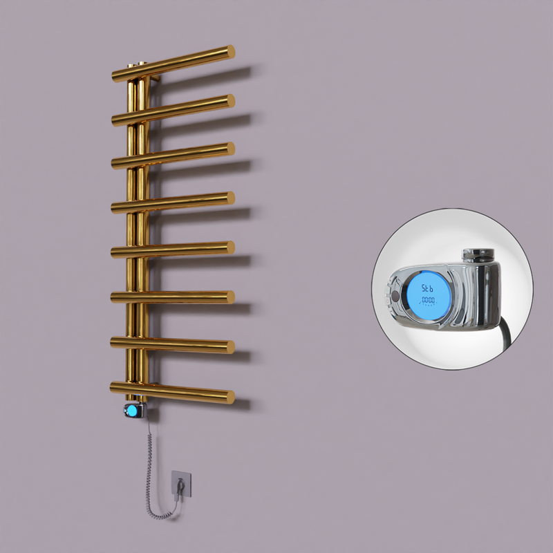 Tuna Dekoratif Elektrikli Havlupan 500x1150 Altın (Musa Termostat) 300W