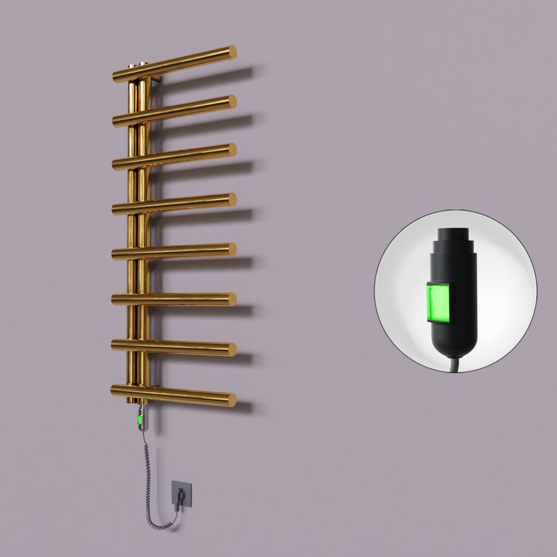 Tuna Dekoratif Elektrikli Havlupan 500x1150 Altın (On/Off Düğmeli) 300W