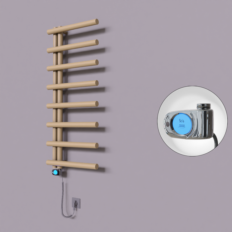 Tuna Dekoratif Elektrikli Havlupan 500x1150 Kapuçino (Musa Termostat) 300W