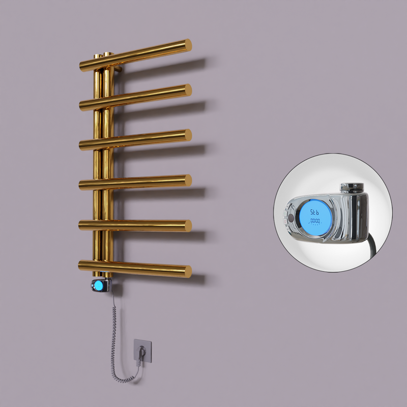 Tuna Dekoratif Elektrikli Havlupan 500x850 Altın (Musa Termostat) 200W