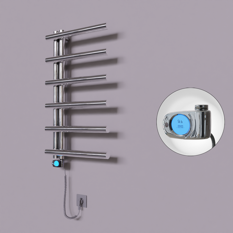 Tuna Dekoratif Elektrikli Havlupan 500x850 Krom (Musa Termostat) 200W