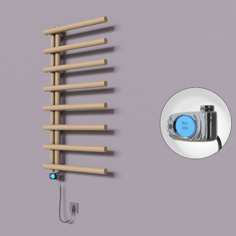 Tuna Dekoratif Elektrikli Havlupan 600x1150 Kapuçino (Musa Termostat) 600W