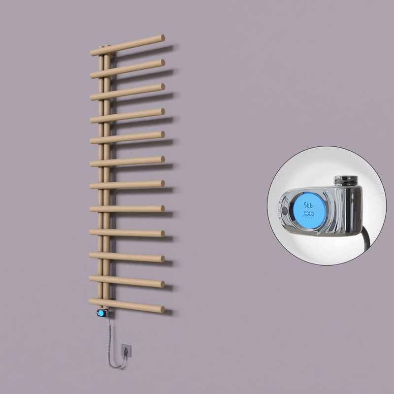 Tuna Dekoratif Elektrikli Havlupan 600x1750 Kapuçino (Musa Termostat) 900W