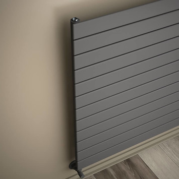 Type 10H Decorative Radiator 884x2600 Anthracite (Thin Radiator) - Thumbnail