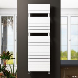 Type 10H Decorative Towel Warmer 500x1550 White - Thumbnail