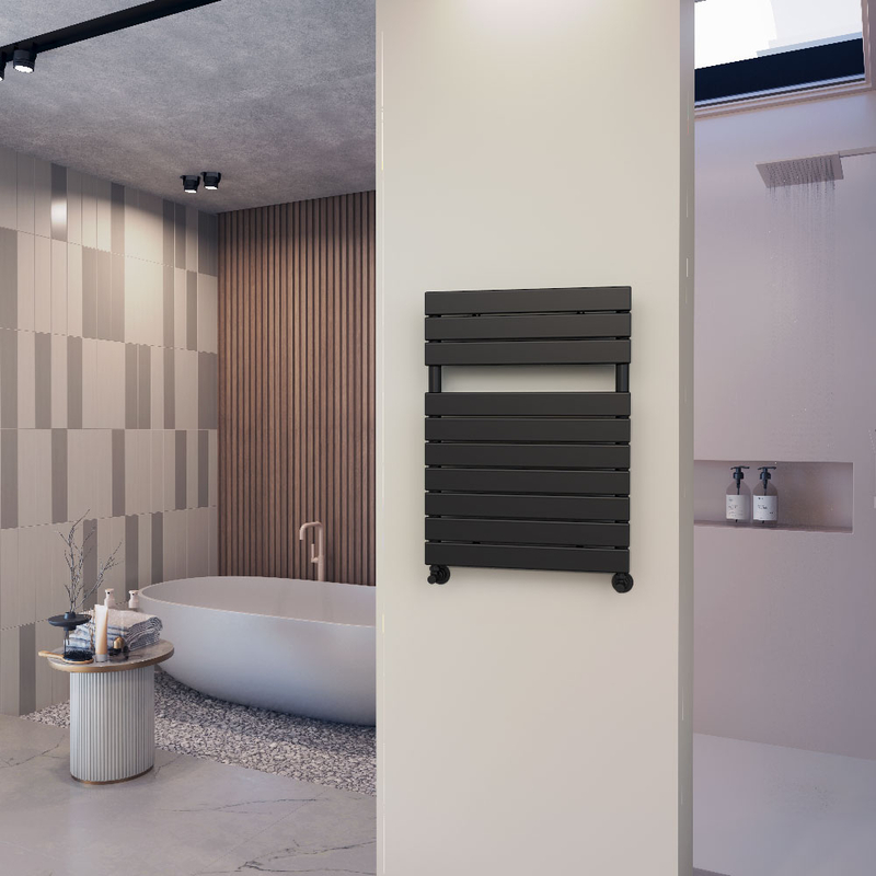 Type 10H Decorative Towel Warmer 600x810 Matt Black