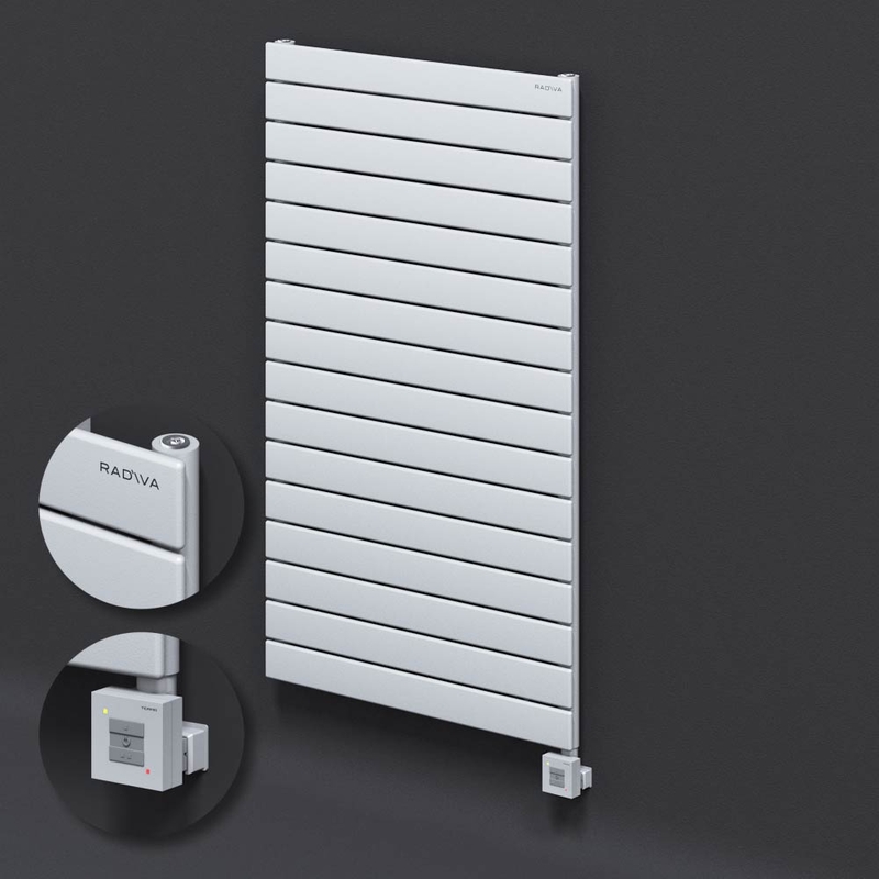 Type 10H Electric Steel Radiateur Décoratif 1180x700 Blanc (KTX1 Thermostat) 1000W