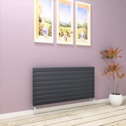 Type 10H Radiateur Décoratif 588x1200 Anthracite (Radiateur Mince) - Thumbnail