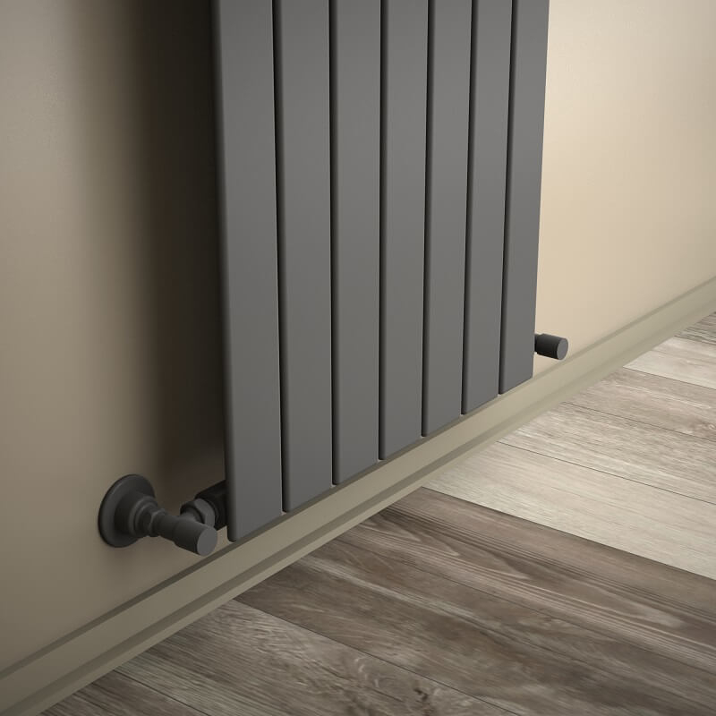 Type 10V Decorative Radiator 1200x514 Anthracite