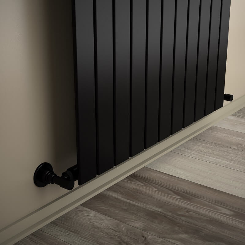 Type 10V Decorative Radiator 1200x810 Matte Black