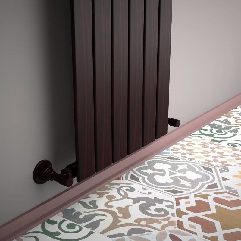 Type 10V Decorative Radiator 1500x440 Wood Effect