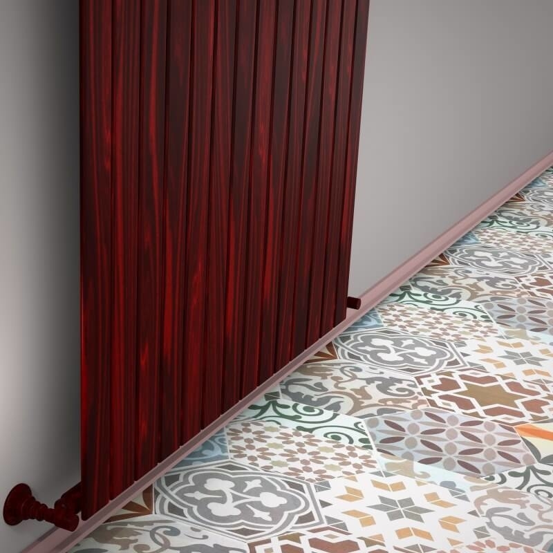 Type 10V Decorative Radiator 400x1032 Wood Effect