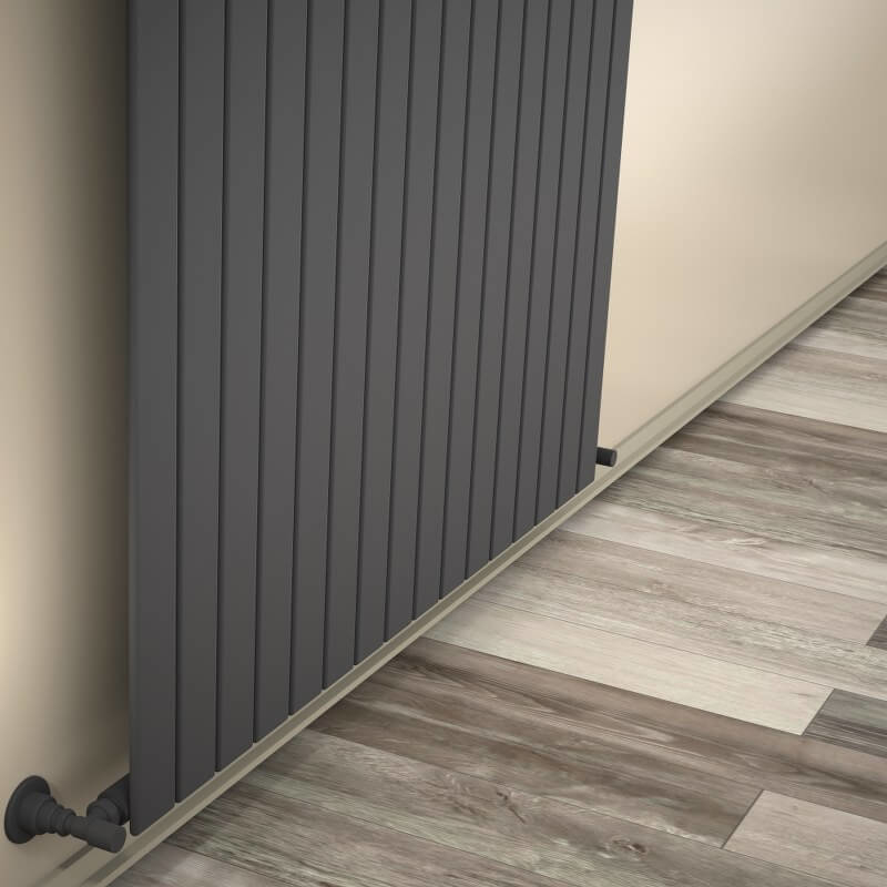 Type 10V Decorative Radiator 400x1180 Anthracite