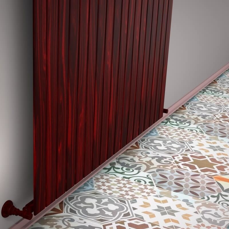 Type 10V Decorative Radiator 400x1328 Wood Effect