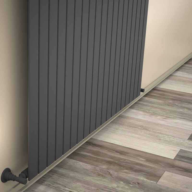 Type 10V Decorative Radiator 400x1402 Anthracite