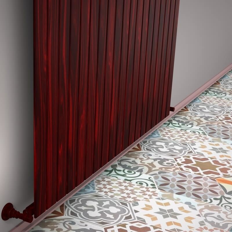 Type 10V Decorative Radiator 400x1402 Wood Effect