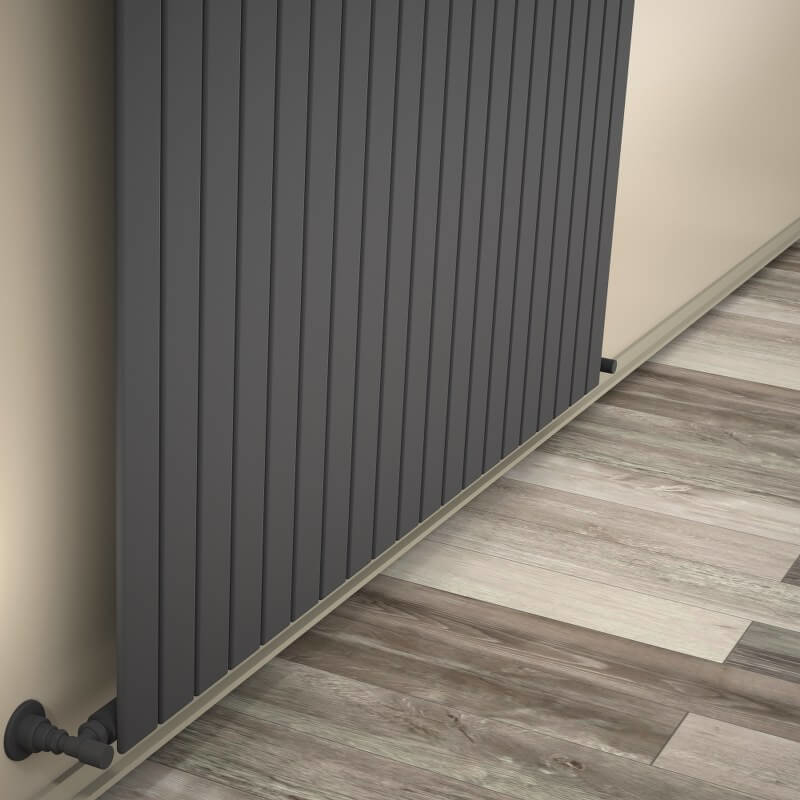 Type 10V Decorative Radiator 400x1476 Anthracite