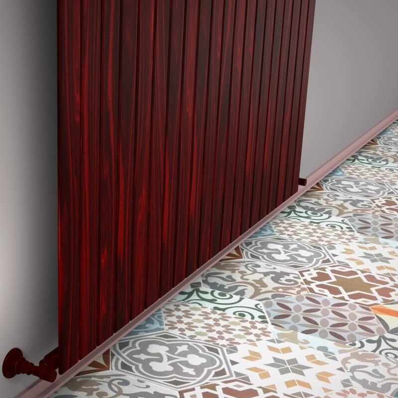 Type 10V Decorative Radiator 400x1476 Wood Effect