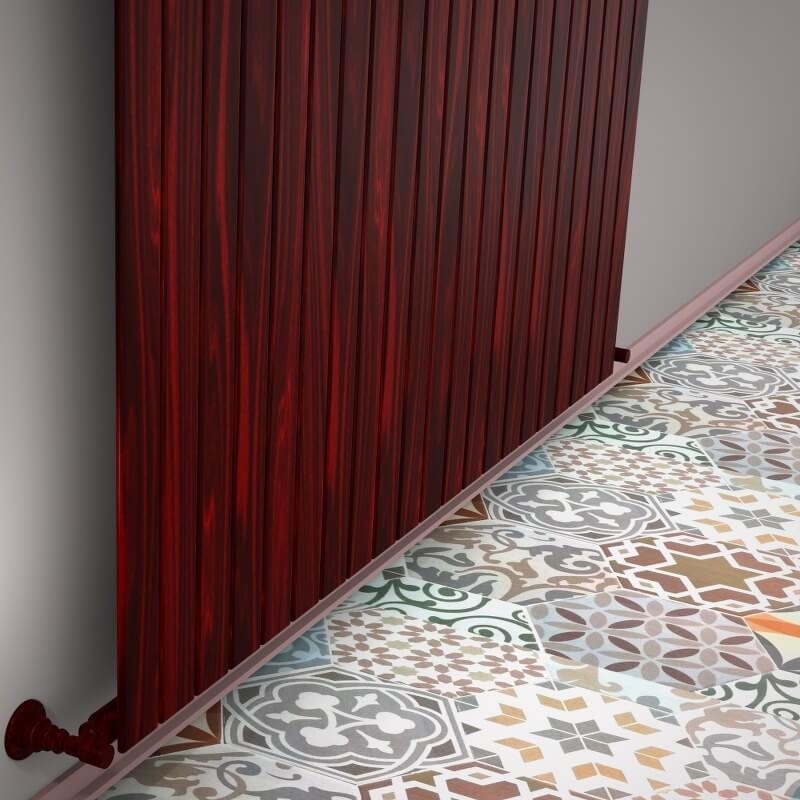 Type 10V Decorative Radiator 400x1550 Wood Effect