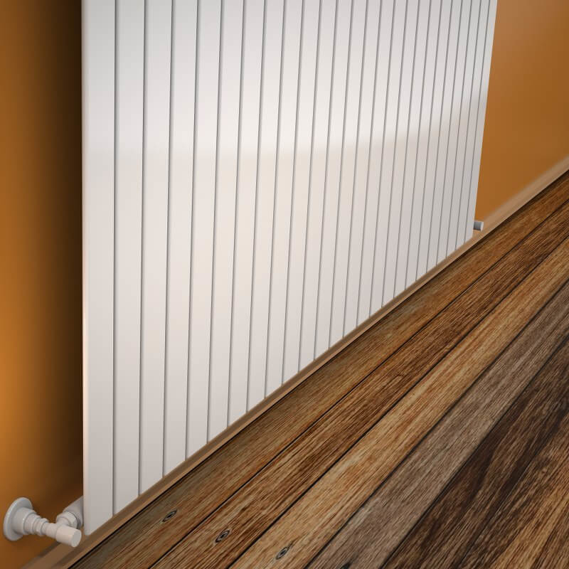 Type 10V Decorative Radiator 400x1846 White