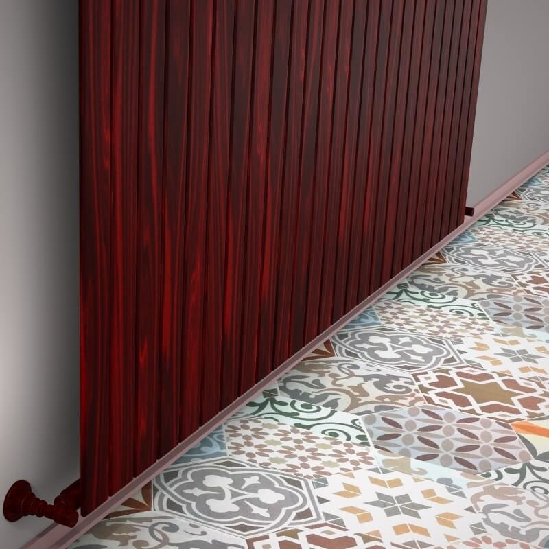 Type 10V Decorative Radiator 400x1920 Wood Effect