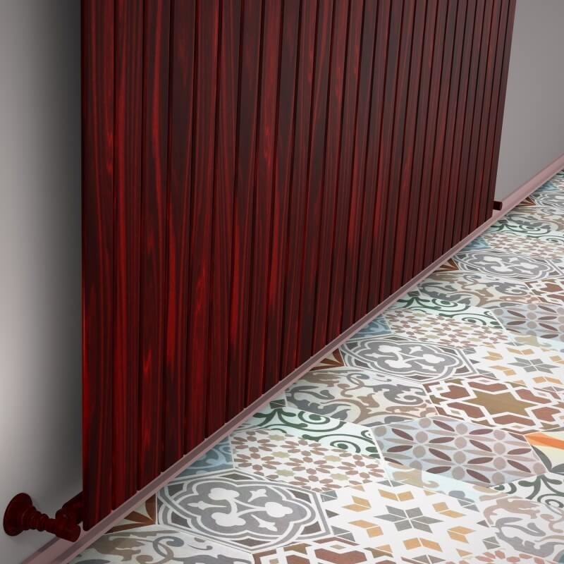 Type 10V Decorative Radiator 400x2068 Wood Effect